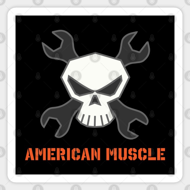 American Muscle Sticker by ShawnIZJack13